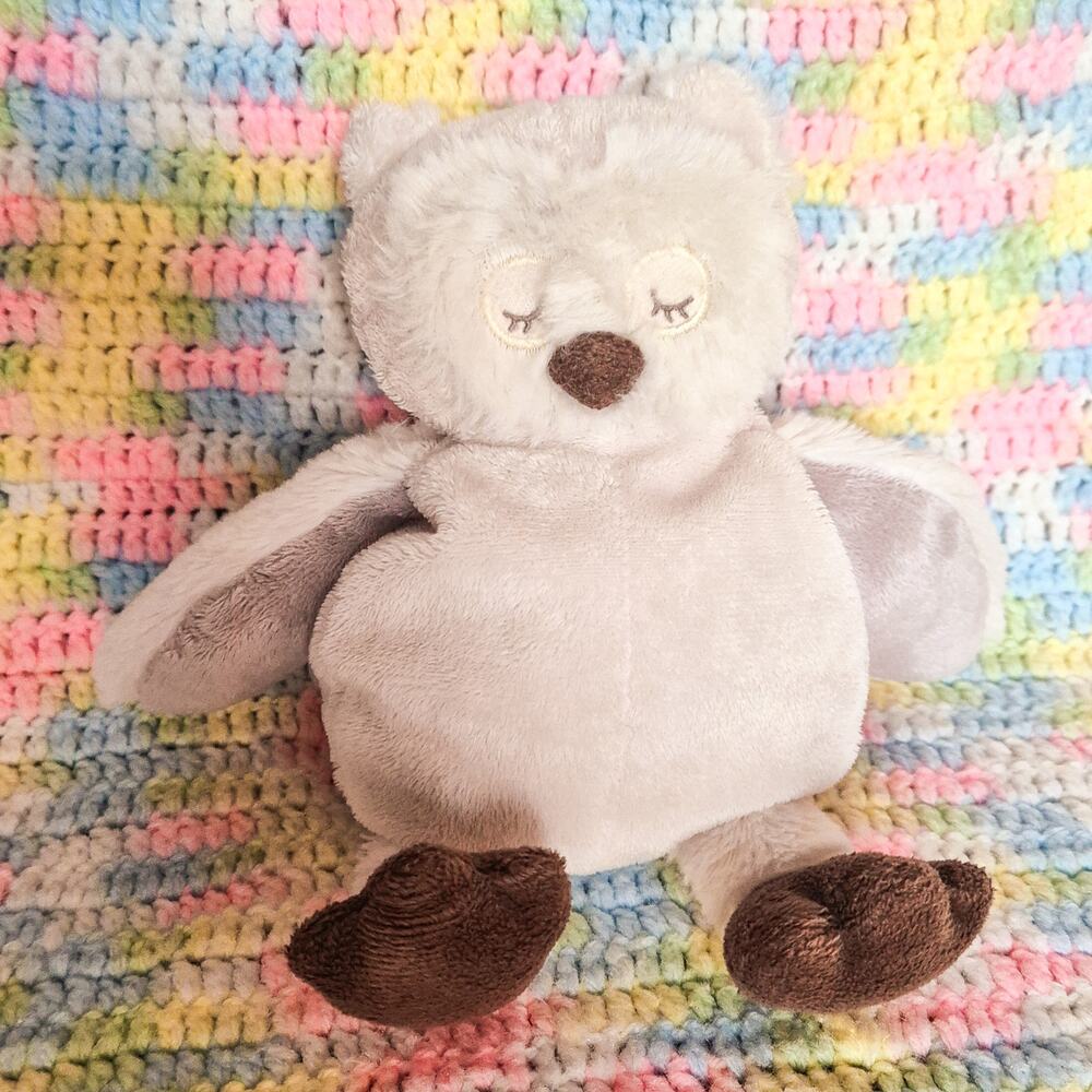 North American Bear Co Woodland Friends Owl Plush 2014 Gray Stuffed Animal